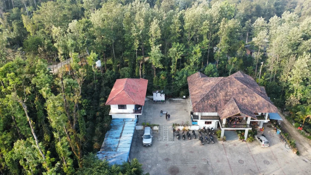 Top view of Black Hill Homestay